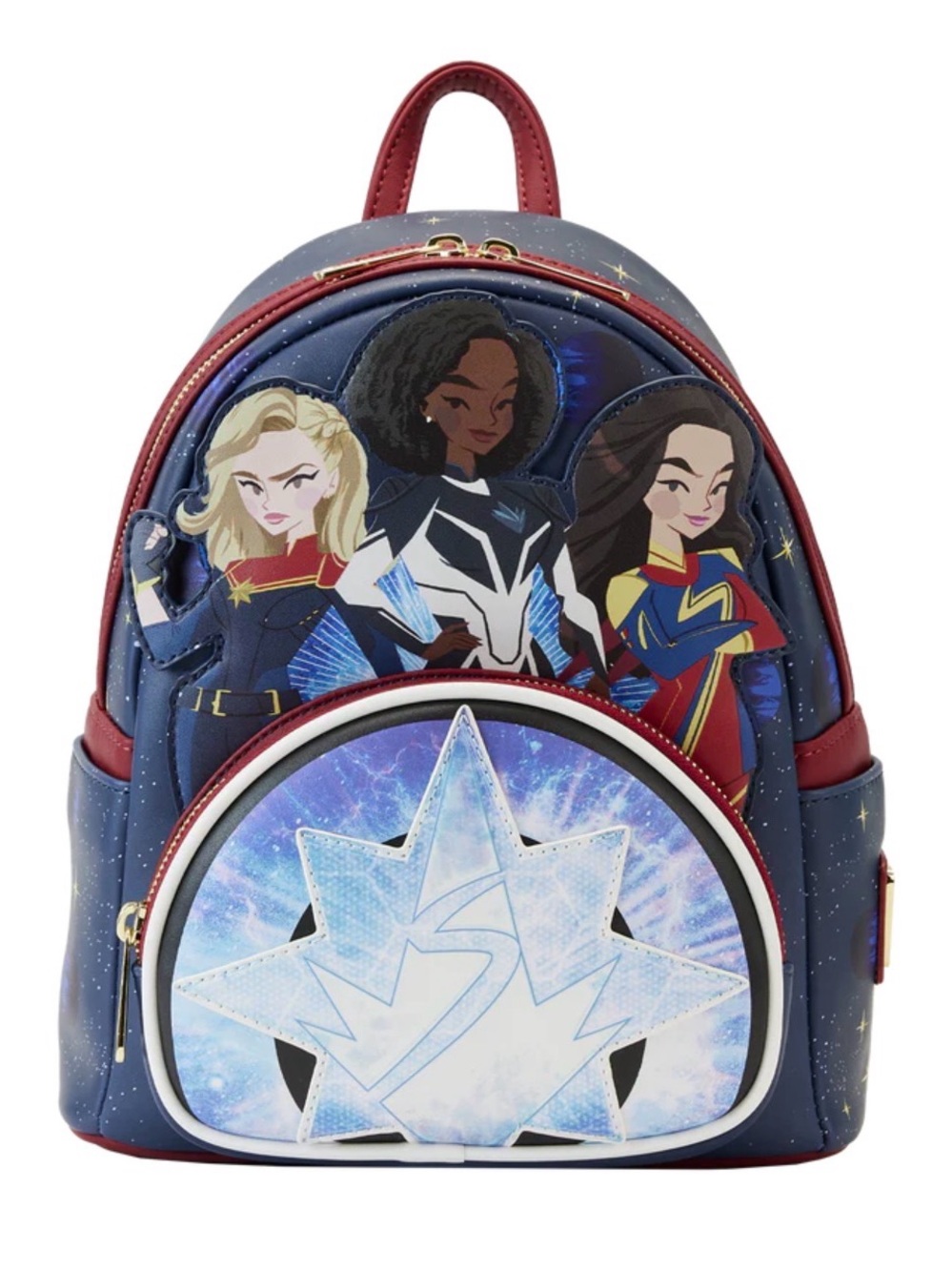 NWT Loungefly The Marvels Symbol Glow Mini
Backpack ComicCon